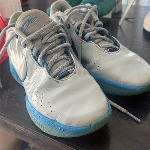 Lebron 21 Armory Nike light Blue Sneakers with blue accents